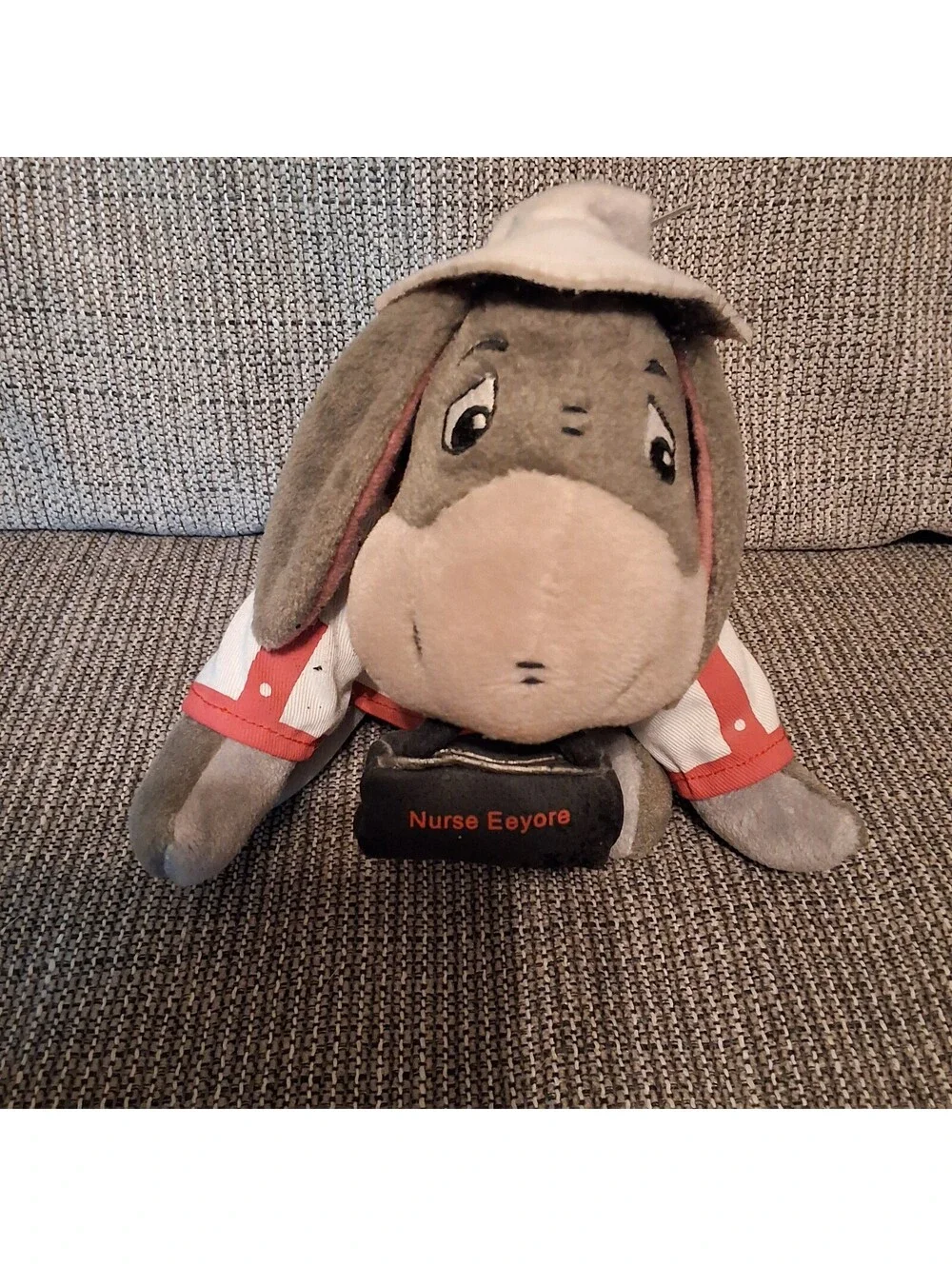 Disney Nurse Eeyore Plush Toy - Theme Park Edition